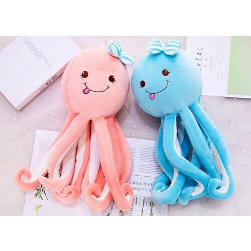 Lovely cartoon octopus plush toy down cotton very soft doll birthday gift d0199