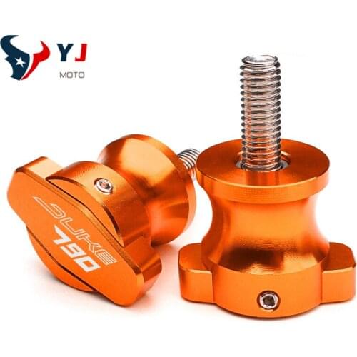 Modified Accessories M10 For KTM DUKE 790 DUKE790 2018 2019 High Quality Aluminum Motorcycle Swingarm Spools Slider Stand Screws