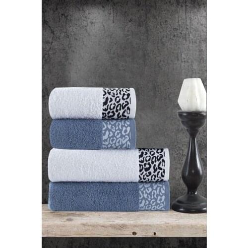 100 Cotton Towel Set 2 Pcs 70x130 Cm 2 Pcs 50x90 Cm Totaly 4 Pcs towel Set