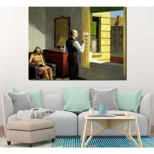 Edwardor Hopper Hotel By The Railroad Canvas Posters Prints Wall Art Painting Decorative Picture Modern Home Decoration Artwork