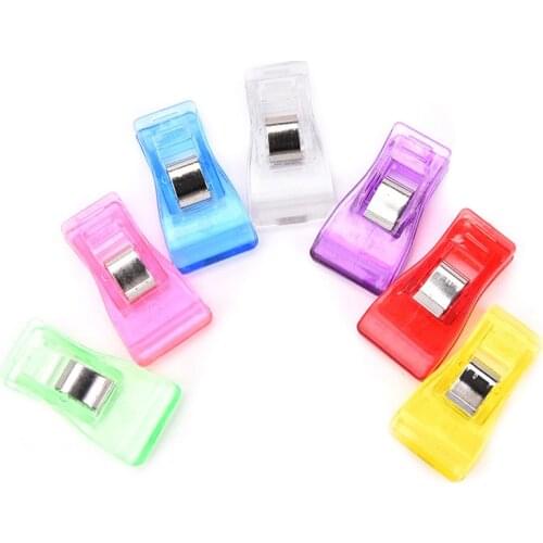 Plastic Clips Quilt Tools Patchwork Sewing Accessory Edge Clip Sewing Machine Tools Clips 10 Pcs 3.5*1.8cm