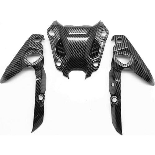 Fit For YAMAHA 14-17 FZ07 MT07 Headlight Windshield Turn Signal Fairing Carbon Fiber
