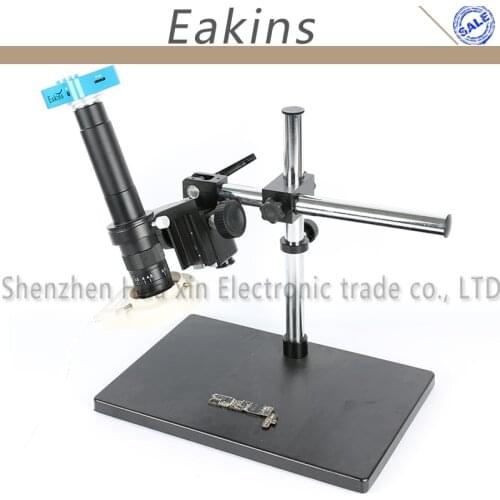 36MP 4K 2K 1080P HDMI USB Industry Digital Microscope Camera 180X/300X C-Mount Lens 144 LED Light Universal Rotating Bracket