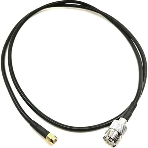 RF LMR200 SMA Male to UHF SO-239 Female Coaxial Antenna Connector 43inch /3,6ft/110cm