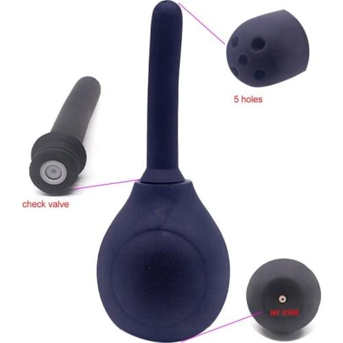 Wetips Silicone Anal Bulb Enema Douche Klisma Portable Bidet Shower Ducha Anal Douche Poire De Lavement Anal Ducha Bidet Shower
