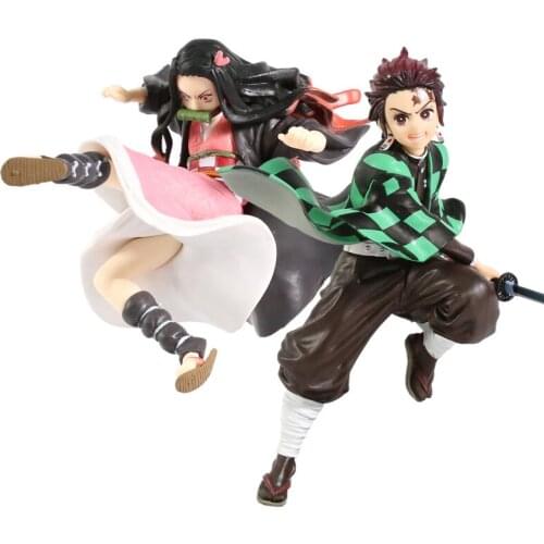 Vibration Stars Demon Slayer Kamado Tanjirou Nezuko Collectible Figure Model Doll Decoration Toy
