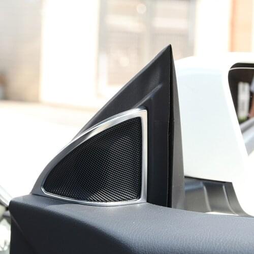 Top Quality Car Interior Accessories For Mercedes Benz A Class A180 A200 Door Speaker Sequin Trim 2pcs/set