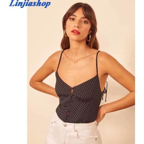 Fashion crop top sexy streetwear floral print camis backless buttons black women summer tops femme vestidos dropshipping
