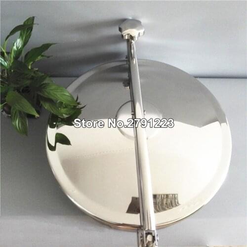 304 stainless circular atmospheric manhole 400mm Non-Pressure Manway Circular Manhole Cover Sanitary Tank Manway Door