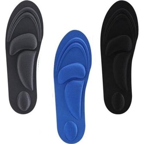 4D Memory Foam Insoles Feet Care Sole Shoe Orthopedic Pads Insoles Shock Absorption Arch Support Shoe Pad Massage Insoles