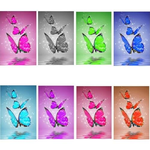 Diy 5D diamond painting all the sticks diamond beautiful flower butterfly mosaic flower living room home decoration, gift