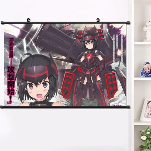 Anime BOFURI: I Don't Want to Get Hurt, so I'll Max Out My Defense Wall Scroll mural Wall Hanging Poster Home Decor 40*60cm Gift