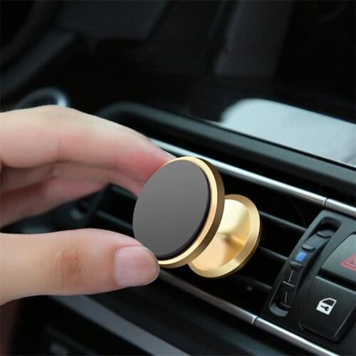 Universal Magnetic Car Phone Holder 360 Degree GPS Navigation Air Vent Magnet Mount Stand Holder For iPhone SE 7 6 S 8 X