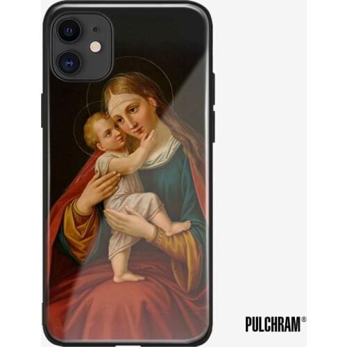 Mary jesus Catholic art painting soft silicone glass phone case cover shell for iPhone 6 6s 7 8 Plus X XR XS 11 Pro Max