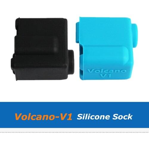 2pcs 3D Printer Parts Volcano V1 Silicone Sock Heated Block J-head Hotend Bowden/Direct Extruder Reprap Block Cover 20*20*11.5mm