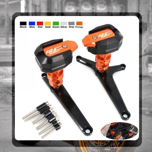For RC390 RC 390 2014-2020 2019 2018 Motorcycle CNC Falling Protection Frame Slider Fairing Guard Anti Crash Pad Protector