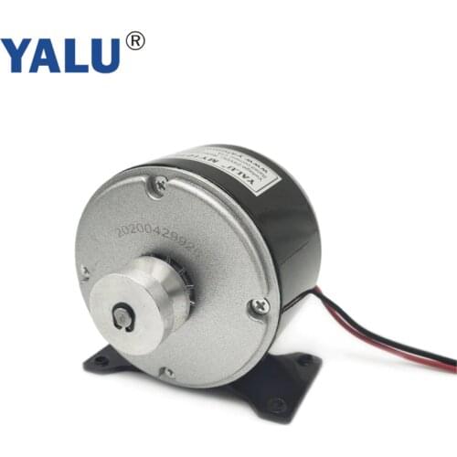 YALU MY1016 300W 24V PMDC Ebike DC Motor with Synchronous Wheel for elektrikli bisiklet