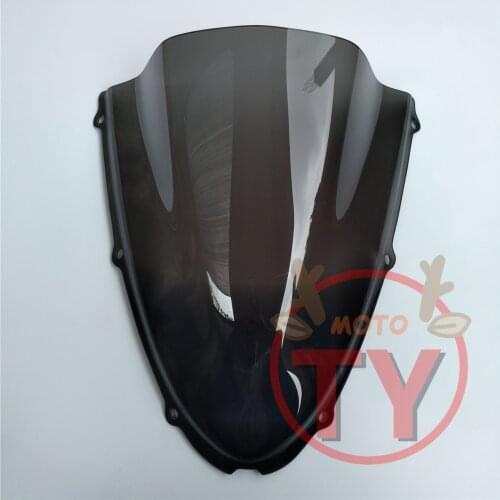Motorcycle For Kawasaki ZX6R 2005 Windshield Bubble ZX10R 2006-2007 Windscreen Smoke Black Wind Deflectore