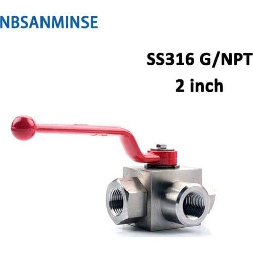 NBSANMINSE Stainless steel 316 KHB3K NPT G2 High Pressure Ball Valve 31.5MPa Anti corrosion design Engineer Industry Application