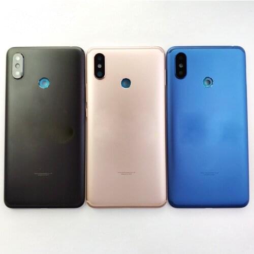 BaanSam New Battery Door Back Cover Housing Case For Xiaomi Mi Max 3 (6.44 Inch) Without Power Volume Buttons