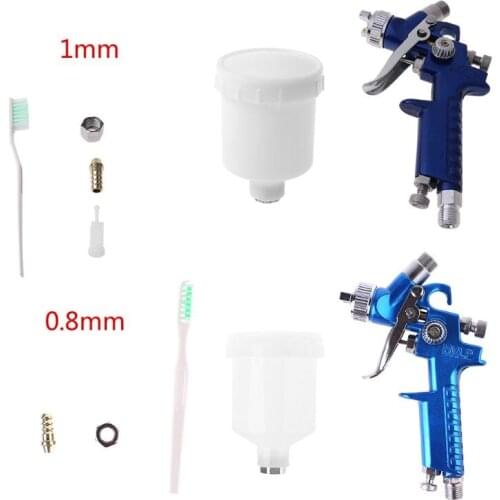 New 0.8mm/1mm Air Spray Air Brush Mini Spraying Paint Nozzle With High Working Pressure Professional Atomizer For Car Repairment