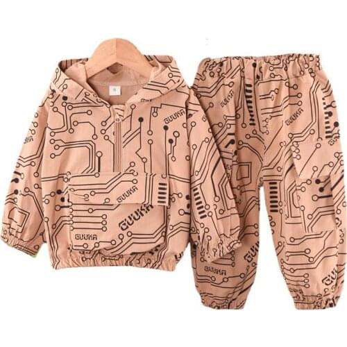 New Autumn Baby Boy Fashion Clothes Kids Girls Hoodies Pants 2pcs/sets Spring Children Infant Cotton Clothing Toddler Sportswear