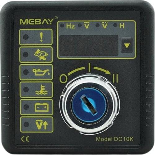 New DC10K Engine Manual Start Controller with Hz Volt Battery Voltage and Accumulation Time Display for Generator Set 12006022