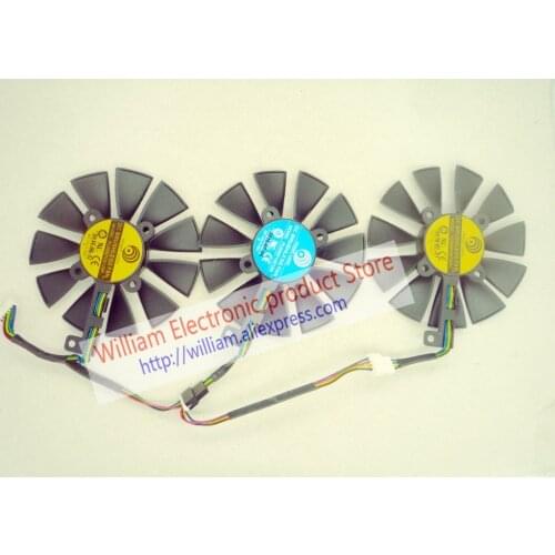 Original Graphics cards cooling fan for STRIX-RX480-O8G-GAMING GTX1060 GTX1070 PLD09210S12M PLD09210S12HH