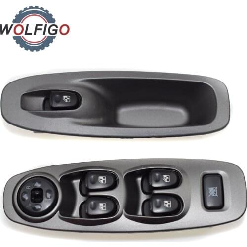 WOLFIGO 2PCS Front Right & Left Electric Power Window Switch Control 9357025000 93580-25015 for HYUNDAI ACCENT 2000-2005