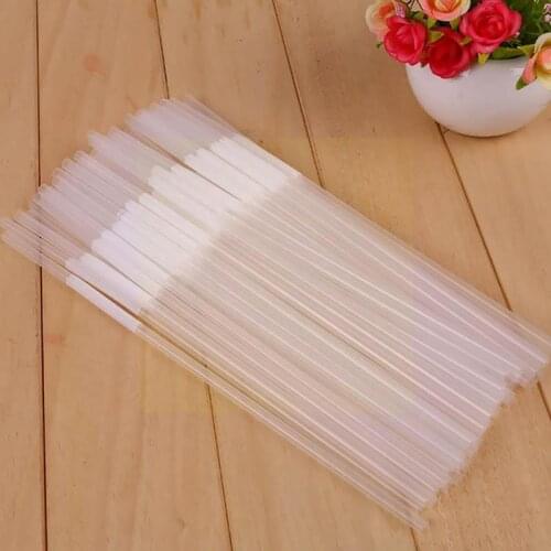 1 package Transparent Clean Drinking Straws Wedding Bendy Flexible Long Drinking Party Straws P9S7