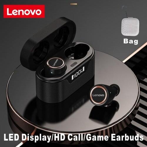 Lenovo LP12 TWS Bluetooth 5.0 Earphones Charging Box Wireless With Microphone Touch Control HiFi Headset