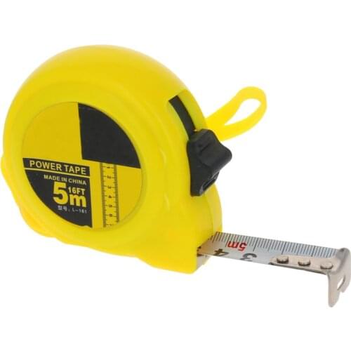 Utoolmart Hot Multiple Types Frame Steel Measuring Tapes Maximum Range 5m 19mm Tape Width Tape Measure Steel Measuring Tool 1pcs