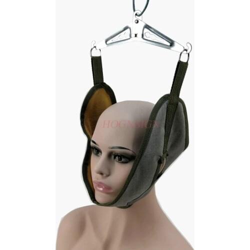 Cervical traction belt home neck stretching fixation belt correction hanging neck adult children traction headgear