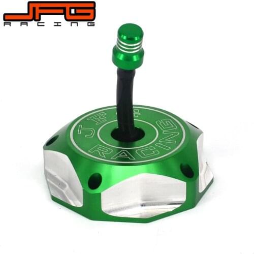 Billet CNC Gas Fuel Tank Cap For KAWASAKI KFX450R 08-17 KLX450R 08-15 KX250 KX250F KX450F KX85 KX100 KLX110L KXF250 KXF450