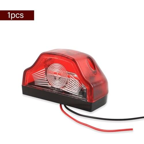 1Pcs License Plate Lights for Trailer Truck UTV 3LED E9 Listed Licence Tag Lights Car Accessories 2000-4000k Lorry White Lamp