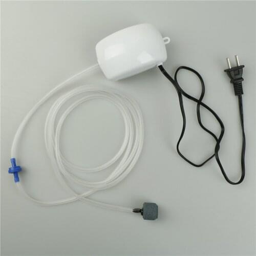 2.5W 220V Aquarium Air Pump Single Outlet Oxygen Silent Mini Air Compressor Oxygen Fish Tank Bubble Stone Water Pump