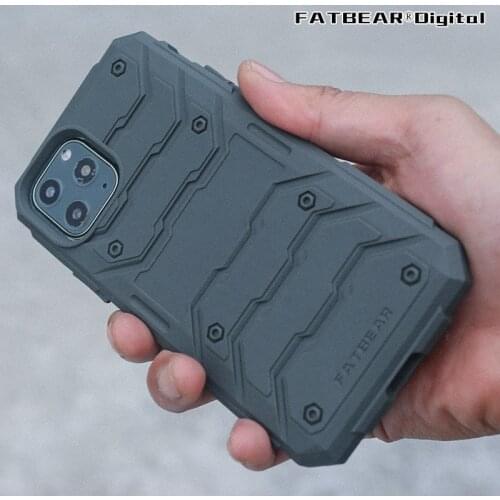 [for Apple iPhone 11 Pro Max] FATBEAR Tactical Military Grade Rugged Shockproof Armor Buffer Case Cover