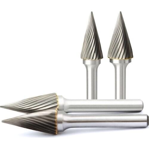 Tungsten Steel Milling Cutter Hard Rotary File Woodworking Woodcarving Tools M Electric Drill Bit 6mm Handle Drill E12109