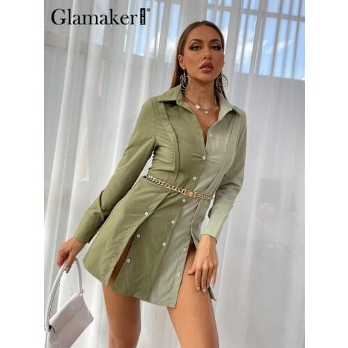 Fashionable Shirt Dresses Glamaker China
