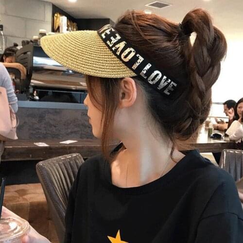 2021 Spring summer Sports Sun Cap Men Women Adjustable cotton Visor UV Protection Top Empty Tennis Golf Running Sunscreen Hat