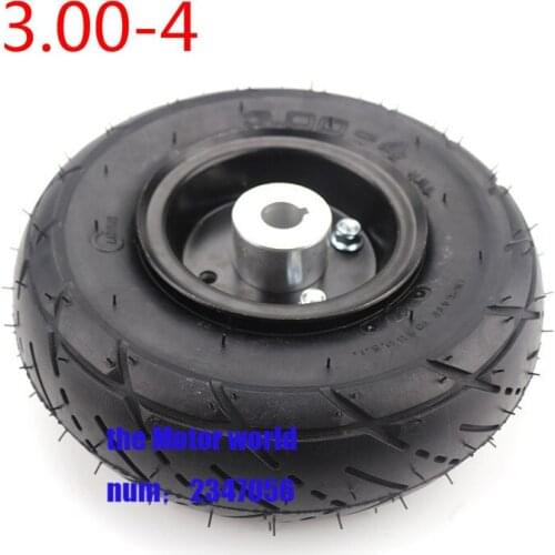 NEW aluminum 3.00-4 Electric Scooter Wheel with Alloy Rim hub and inner tube wheels Gas scooter bike motorcycle