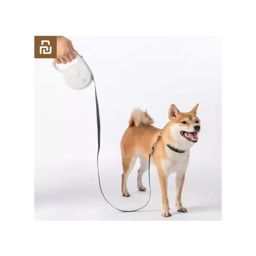 New Youpin Jordan&Judy Pet telescopic traction rope Retractable safe locking automatic unwinding firm tensile