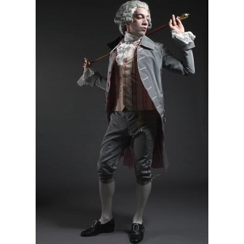 New Male costume Civil War Victorian Styled suit coat male2019829