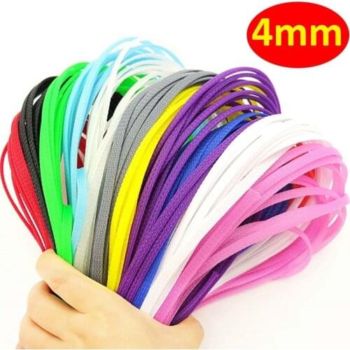 4mm Braided Cable Sleeving Auto Wire Harnessing Electrics Wire Sheathing Marine Wire Harness PET