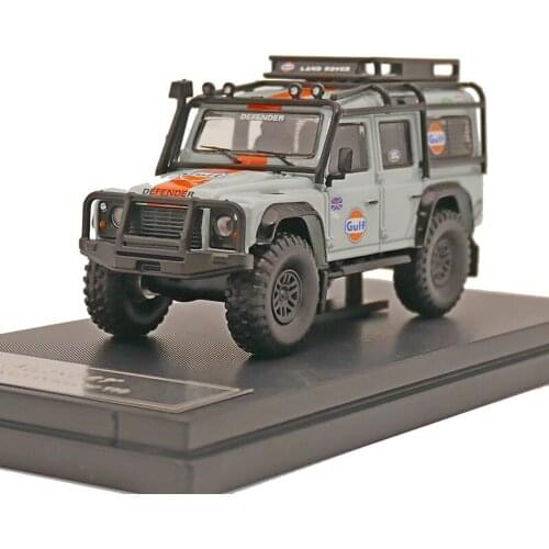 Diecast 1/64Scale 110 Defender Classic Graffiti Off-road Vehicle Alloy Car Model Collectible Display Gift Hot Toys