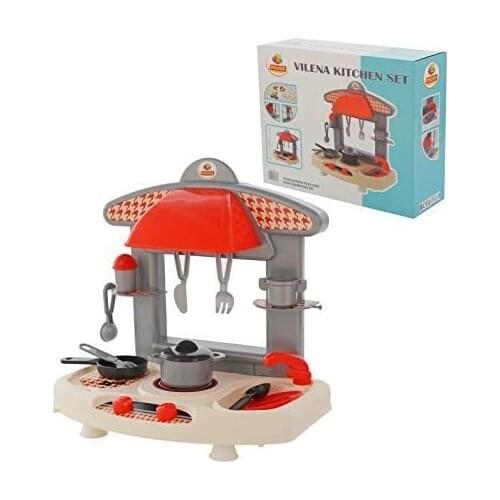 Polesie Vinela Toy Mini Kitchen Set with Table Top Box