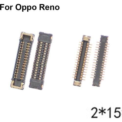 2PCS Dock Connector Micro USB Charging Port FPC connector For OPPO Reno CPH1921 logic on motherboard mainboard For OPPO Reno