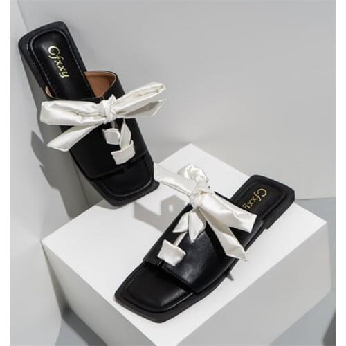 Summer Sandals for Women Fashion Flowers Tassels Slippers Sandals Luxury Mules Flat Slides Soft Vintage Boho Sandals Outdoor