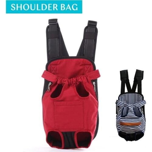 Outdoor Travel Dogs Carrier Bag Mesh Ventilation Double Shoulder Bags Pet Front Backpack For dog Portable Head Out Puppy Supplie