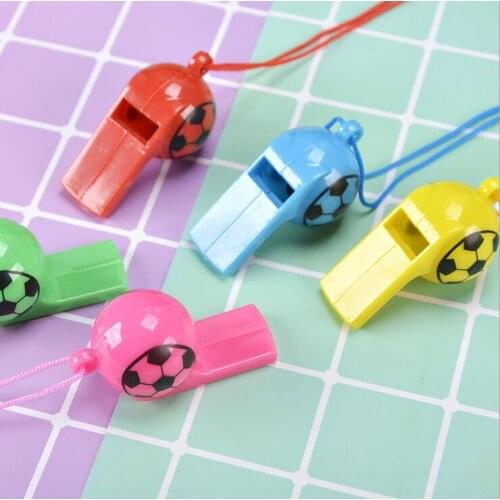 Whistle Childrens Football Whistle Environmental Plastic Kindergarten Activity Toys Cheer Fans Party